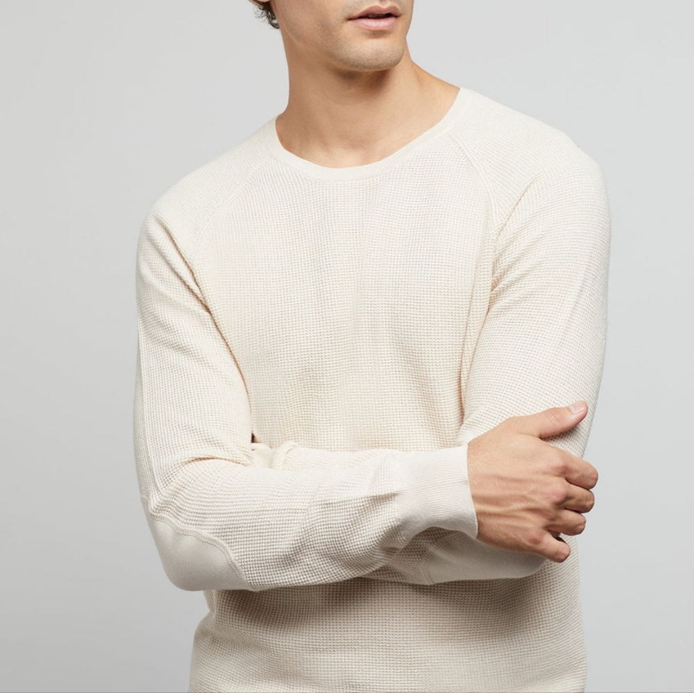 Onia Waffle Cashmere Blend Sweater 🌿